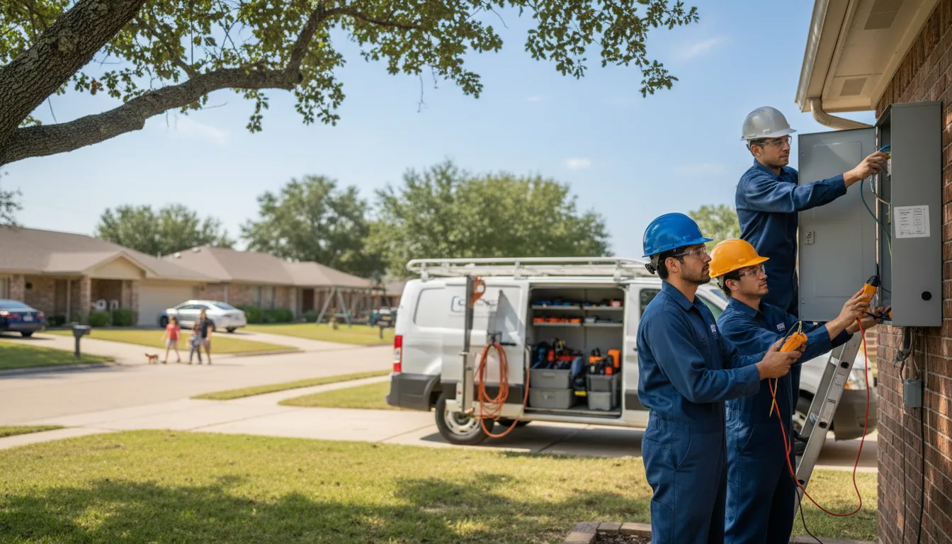 Certified electrician providing emergency electrical services in Rosendale, WI